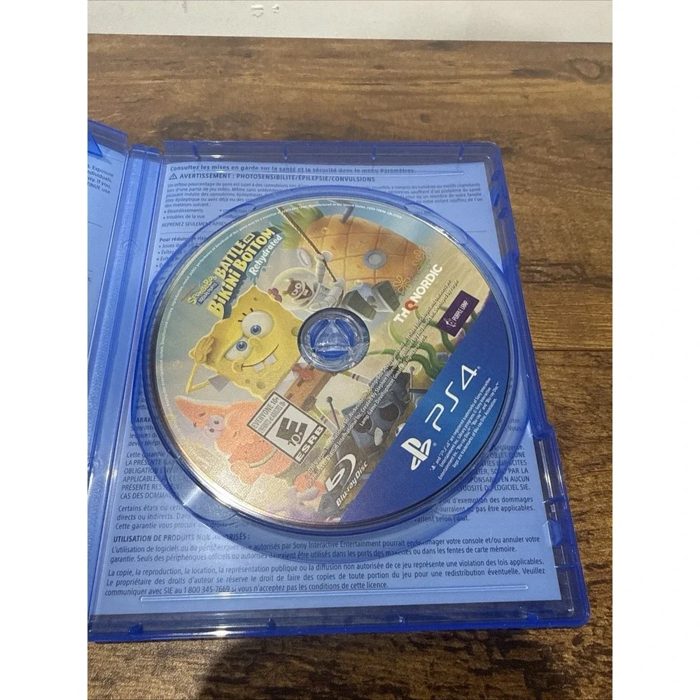 Spongebob Squarepants: Battle for Bikini Bottom Rehydrated - PS4 No Manual